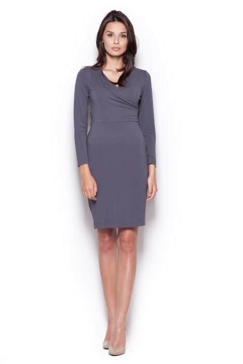 Sukienka Model 264 Grey - Figl - L Sukienka Model 264 Grey - Figl - L