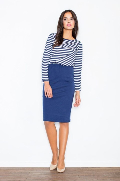 Sukienka Model 335 Navy - Figl - L Sukienka Model 335 Navy - Figl - L