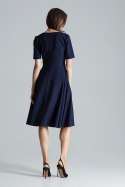 Sukienka Model M673 Navy - Figl - s Sukienka Model M673 Navy - Figl - s