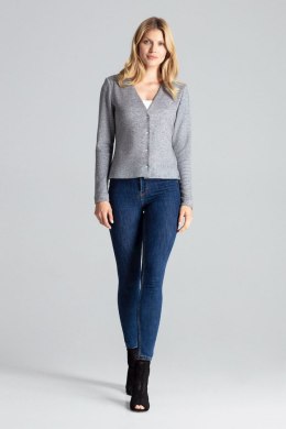 Sweter Damski Model M683 Grey - Figl - XL