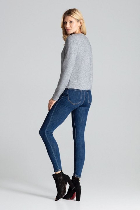 Sweter Damski Model M683 Grey - Figl - XL Sweter Damski Model M683 Grey - Figl - XL