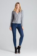 Sweter Damski Model M683 Grey - Figl - XL Sweter Damski Model M683 Grey - Figl - XL