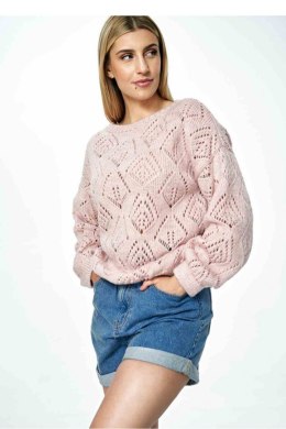 Sweter Damski Model M887 Light Pink - Figl - uniwersalny