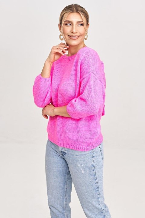 Sweter Damski Model M993 Pink - Figl - uniwersalny