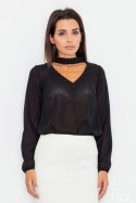 Bluzka Model M543 Black - Figl - L Bluzka Model M543 Black - Figl - L