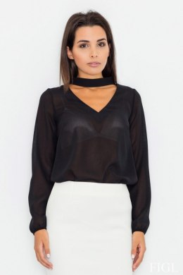 Bluzka Model M543 Black - Figl - L