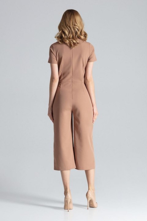 Kombinezon Damski Model M664 Brown - Figl - L Kombinezon Damski Model M664 Brown - Figl - L