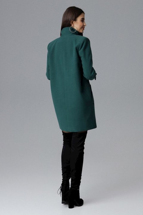 Płaszcz Damski Model M623 Green - Figl - L Płaszcz Damski Model M623 Green - Figl - L