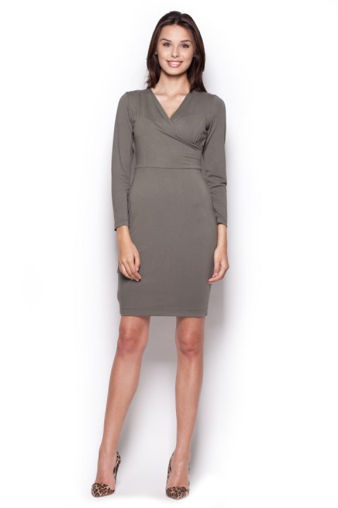 Sukienka Model 264 Oliwka - Figl - XL Sukienka Model 264 Oliwka - Figl - XL