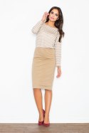 Sukienka Model 335 Beige - Figl - S Sukienka Model 335 Beige - Figl - S