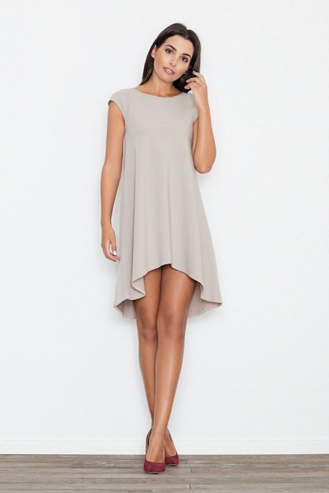 Sukienka Model M450 Beige - Figl - XL Sukienka Model M450 Beige - Figl - XL
