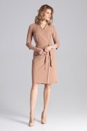 Sukienka Model M654 Brown - Figl - S Sukienka Model M654 Brown - Figl - S
