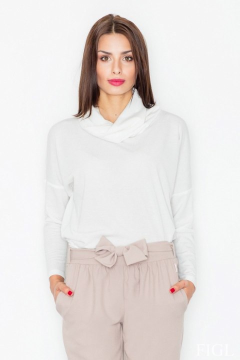 Sweter Damski Model M521 Ecru - Figl - L/XL Sweter Damski Model M521 Ecru - Figl - L/XL