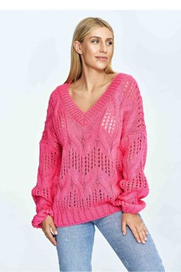 Sweter Damski Model M910 Pink - Figl - uniwersalny