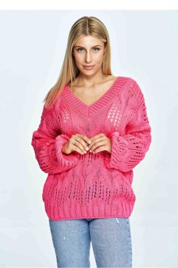 Sweter Damski Model M910 Pink - Figl - uniwersalny