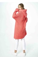 Sweter Kardigan Model M884 Coral - Figl - uniwersalny