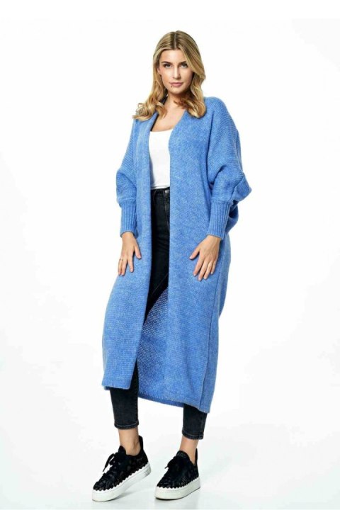 Sweter Kardigan Model M885 Blue - Figl - uniwersalny Sweter Kardigan Model M885 Blue - Figl - uniwersalny