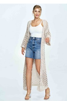 Sweter Kardigan Model M902 Beige - Figl - uniwersalny