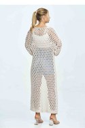Sweter Kardigan Model M902 Beige - Figl - uniwersalny Sweter Kardigan Model M902 Beige - Figl - uniwersalny