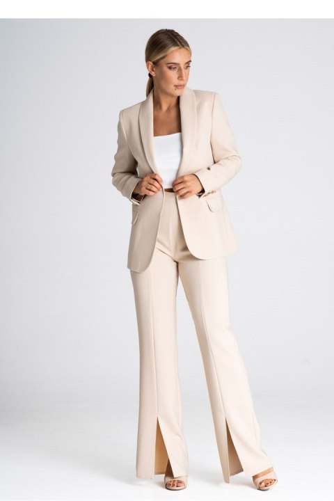 Żakiet Model M954 Beige - Figl - S/M Żakiet Model M954 Beige - Figl - S/M