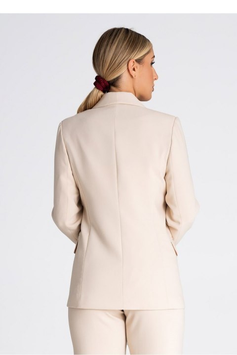Żakiet Model M954 Beige - Figl - S/M Żakiet Model M954 Beige - Figl - S/M