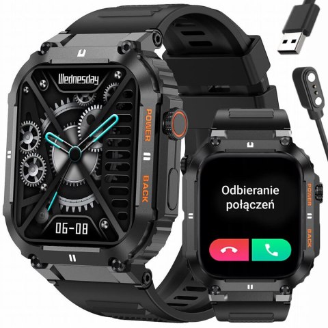 SMARTWATCH MĘSKI GRAVITY GT6-1 - WYKONYWANIE POŁĄCZEŃ, MONITOR SNU (sg020a) SMARTWATCH MĘSKI GRAVITY GT6-1 - WYKONYWANIE POŁĄCZEŃ, MONITOR SNU (sg020a)