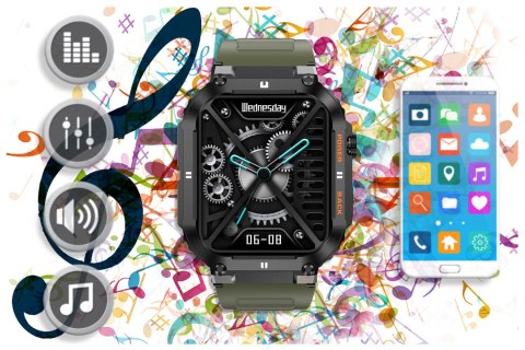 SMARTWATCH MĘSKI GRAVITY GT6-6 - WYKONYWANIE POŁĄCZEŃ, MONITOR SNU (sg020f) SMARTWATCH MĘSKI GRAVITY GT6-6 - WYKONYWANIE POŁĄCZEŃ, MONITOR SNU (sg020f)