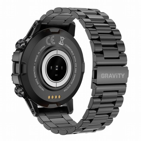 SMARTWATCH MĘSKI GRAVITY GT9-2 - WYKONYWANIE POŁĄCZEŃ, CIŚNIENIOMIERZ (sg021b) SMARTWATCH MĘSKI GRAVITY GT9-2 - WYKONYWANIE POŁĄCZEŃ, CIŚNIENIOMIERZ (sg021b)