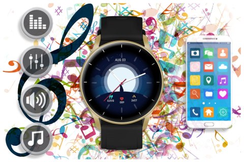 SMARTWATCH UNISEX GRAVITY GT2-3 - ROZMOWY BLUETOOTH, WŁASNE TARCZE (sg019c) SMARTWATCH UNISEX GRAVITY GT2-3 - ROZMOWY BLUETOOTH, WŁASNE TARCZE (sg019c)