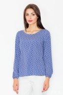 Bluzka Model M520 Wzór 34 Multicolor - Figl - L Bluzka Model M520 Wzór 34 Multicolor - Figl - L