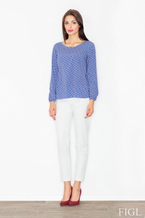 Bluzka Model M520 Wzór 34 Multicolor - Figl - L Bluzka Model M520 Wzór 34 Multicolor - Figl - L