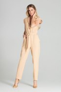 Kombinezon Damski Model M695 Beige - Figl - M Kombinezon Damski Model M695 Beige - Figl - M