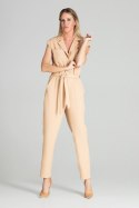 Kombinezon Damski Model M695 Beige - Figl - M Kombinezon Damski Model M695 Beige - Figl - M
