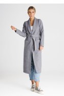 Płaszcz Damski Model M991 Grey - Figl - L Płaszcz Damski Model M991 Grey - Figl - L