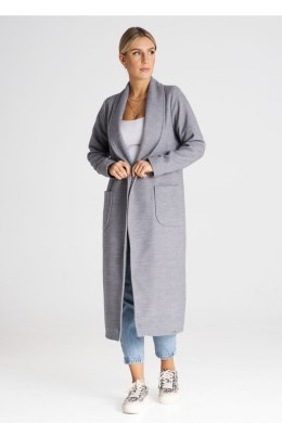 Płaszcz Damski Model M991 Grey - Figl - M