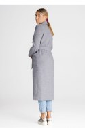 Płaszcz Damski Model M991 Grey - Figl - M Płaszcz Damski Model M991 Grey - Figl - M