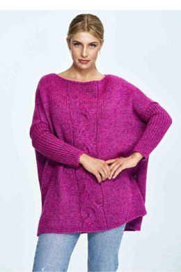 Sweter Damski Model M900 Fuksja - Figl - uniwersalny