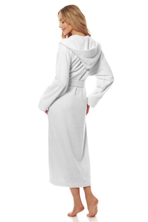 Szlafrok Damski Model 2102 White - L&L collection - L Szlafrok Damski Model 2102 White - L&L collection - L