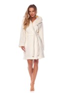 Szlafrok Damski Model Brandi 2204 Ecru - L&L collection - L Szlafrok Damski Model Brandi 2204 Ecru - L&L collection - L