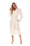 Szlafrok Damski Model Brandi dł. 2205 Ecru - L&L collection - XL