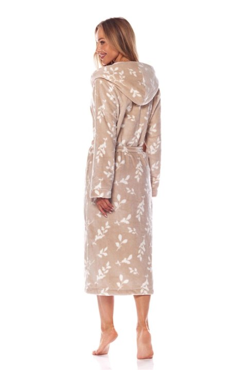 Szlafrok Damski Model Joana 2210 Angora - L&L collection - S Szlafrok Damski Model Joana 2210 Angora - L&L collection - S