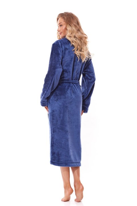Szlafrok Damski Model Lux Long 2312 Navy - L&L collection - XL Szlafrok Damski Model Lux Long 2312 Navy - L&L collection - XL