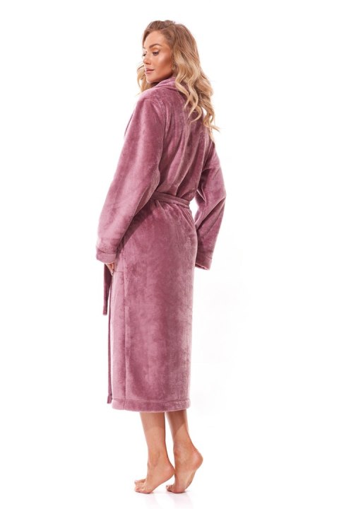 Szlafrok Damski Model Lux Long 2312 Old Rose - L&L collection - XXL Szlafrok Damski Model Lux Long 2312 Old Rose - L&L collection - XXL