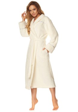 Szlafrok Damski Model Satyn 2084 Ecru - L&L collection - XL