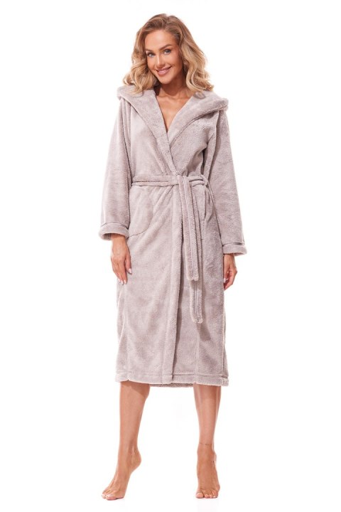 Szlafrok Damski Model Soft Long 2322 Crystal - L&L collection - S Szlafrok Damski Model Soft Long 2322 Crystal - L&L collection - S