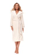 Szlafrok Damski Model Soft Long 2322 Ecru - L&L collection - s