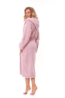 Szlafrok Damski Model Swet Long 2309 Balet Pink - L&L collection - M