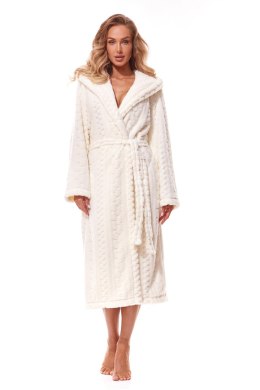 Szlafrok Damski Model Swet Long 2309 Ecru - L&L collection - S