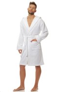 Szlafrok Męski Model 2103 White - L&L collection - L Szlafrok Męski Model 2103 White - L&L collection - L