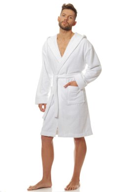 Szlafrok Męski Model 2103 White - L&L collection - M